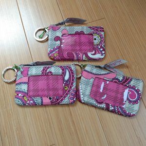 (3) Vera Bradley Zip ID Cases